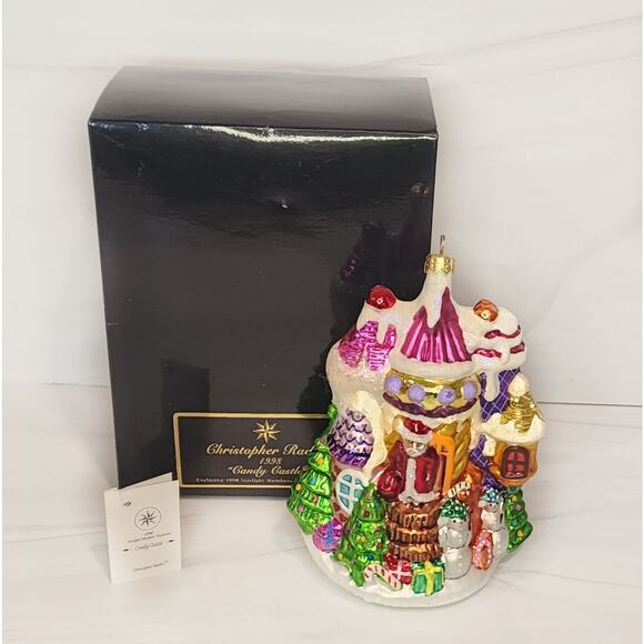 Retired, Vintage Christopher Radko "Candy Castle" Ornament 1998 #98-SP-36 - Picture 10 of 10